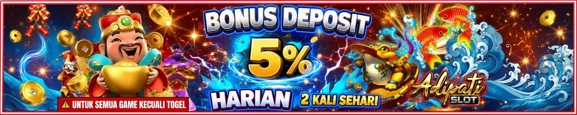 Bonus harian ADIPATISLOT 5%